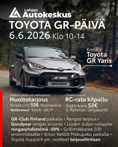 🚗 Lohjan Autokeskuksella vietetään 6.6