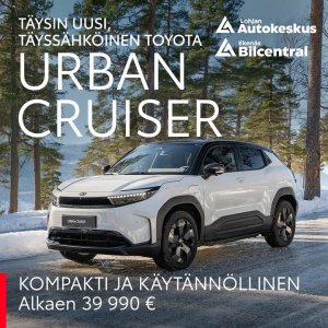 Täysin uusi, täyssähköinen Urban Cruiser on täällä