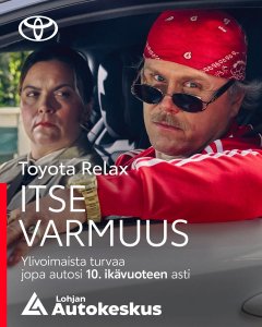 Toyota Relax tuo mielenrauhaa auton omistamiseen jopa auton 10