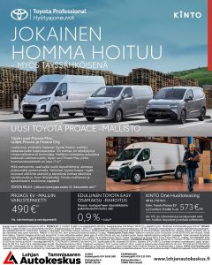 Pakettiautoa etsimässä, jolla jokainen homma hoituu⁉️
